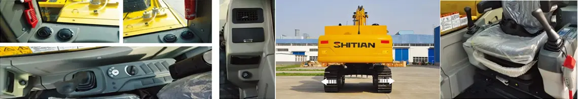 Excavadora hidráulica sobre cadenas de 47 toneladas