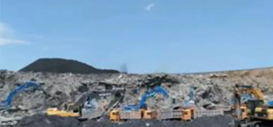 Construction drawings of the mining area in Ordos, Inner Mongolia