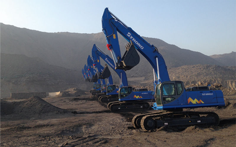 The construction site in Hebei The construction site in Hebei