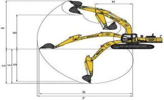 22 Ton Medium Sized Crawler Excavator