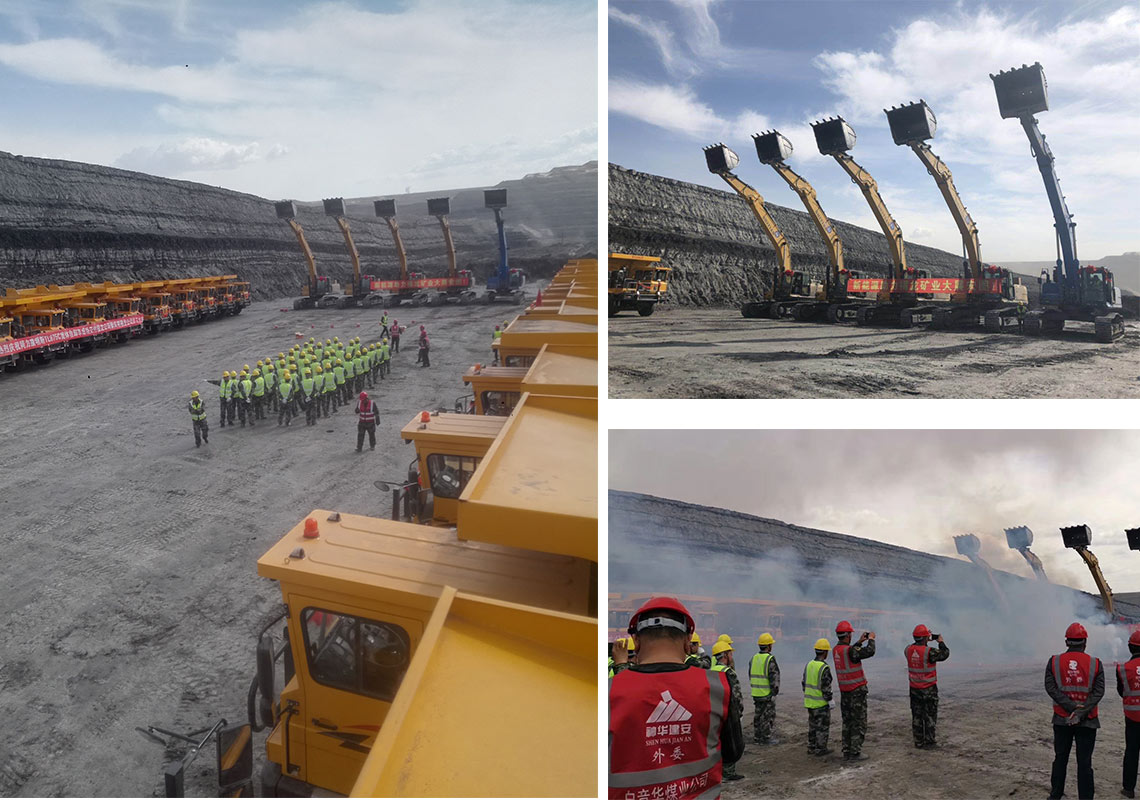 Construction site of Shitian large excavator Fulong Mining Industry Construction site of Shitian large excavator Fulong Mining Industry