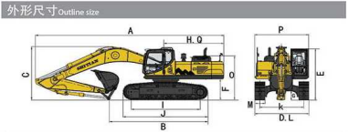 22 Ton Medium Sized Crawler Excavator