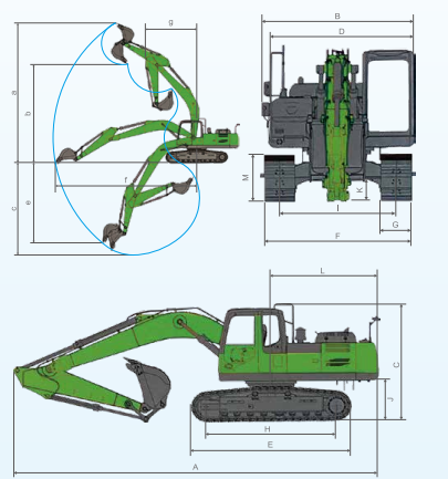 3.6-ton electric remote control hydraulic excavators