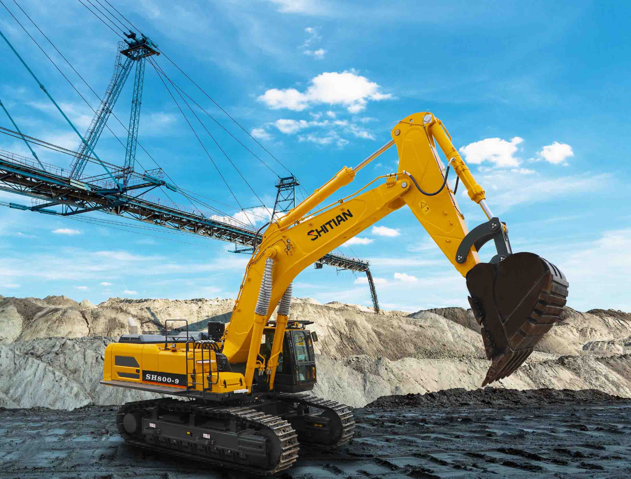 Pelle hydraulique de 80 tonnes Pelle hydraulique de 80 tonnes