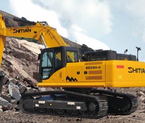 موقع البناء في منجم شانشي