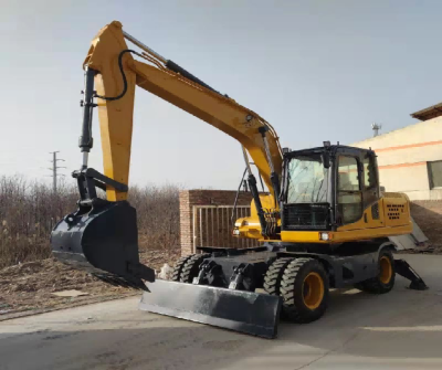 حفار بعجلات بقوة 2.1 طن