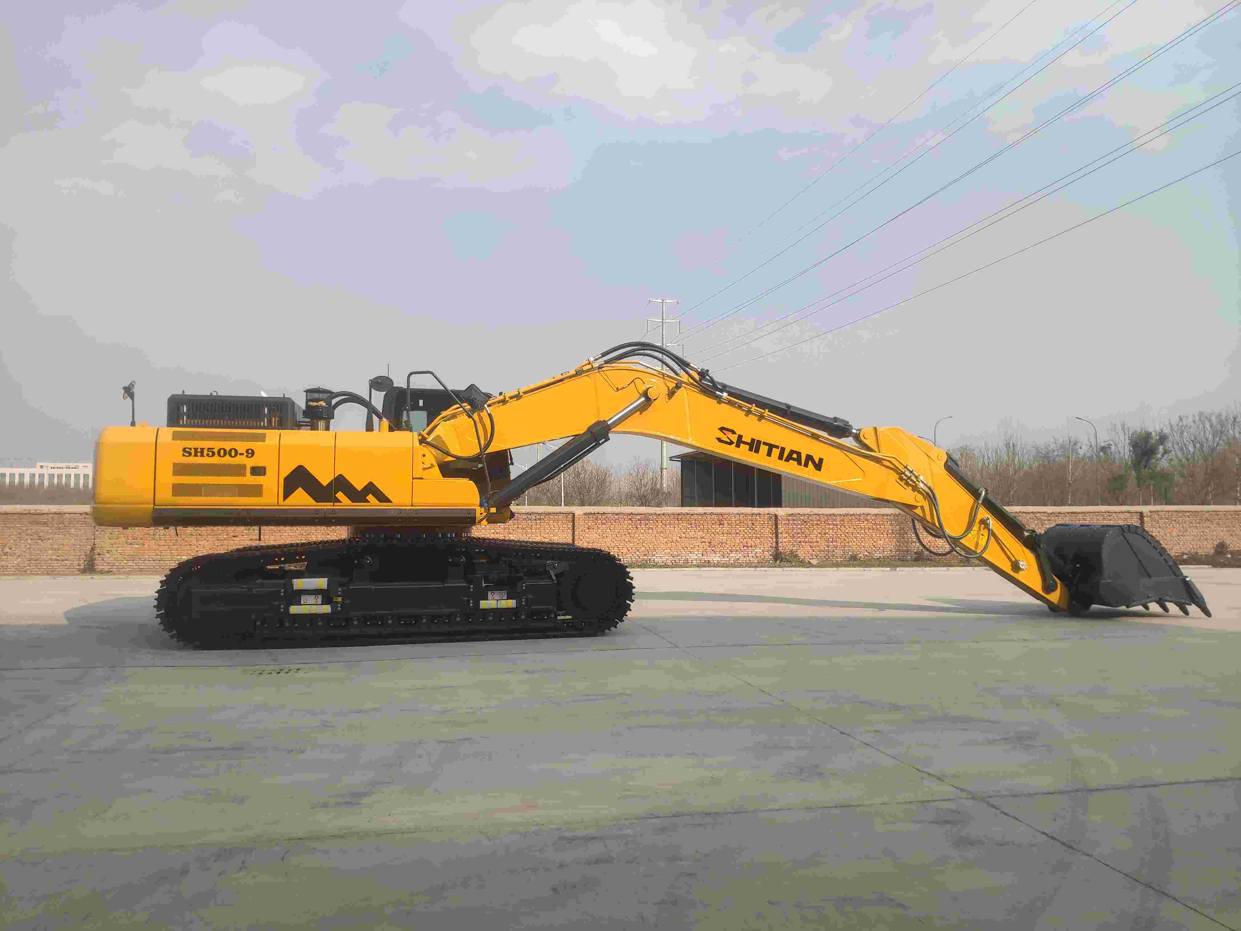 Excavadora hidráulica grande de 50 toneladas